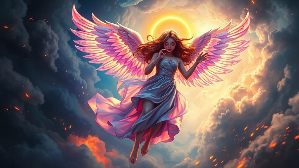 Fallen Angel: Surreal Biblical Fantasy in Fauvist Style
