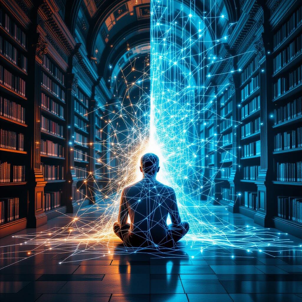 Surreal Library Meets Digital Network with Figure