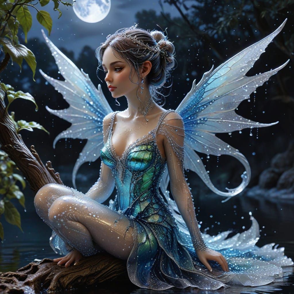 Elegant Fairy with Dragon in Nene Thomas Style