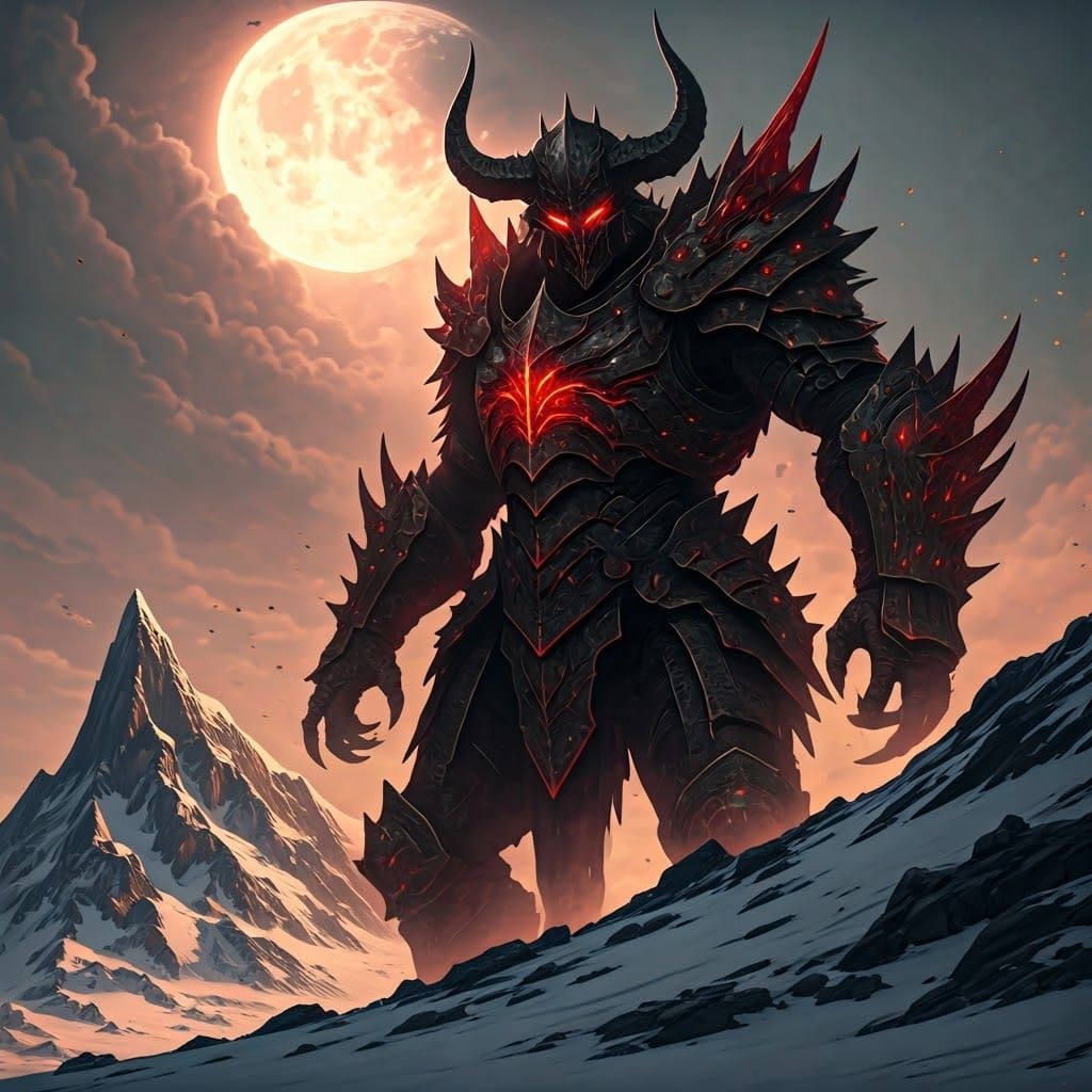 Gargantuan Fiendish Armor in Antarctic Ruin