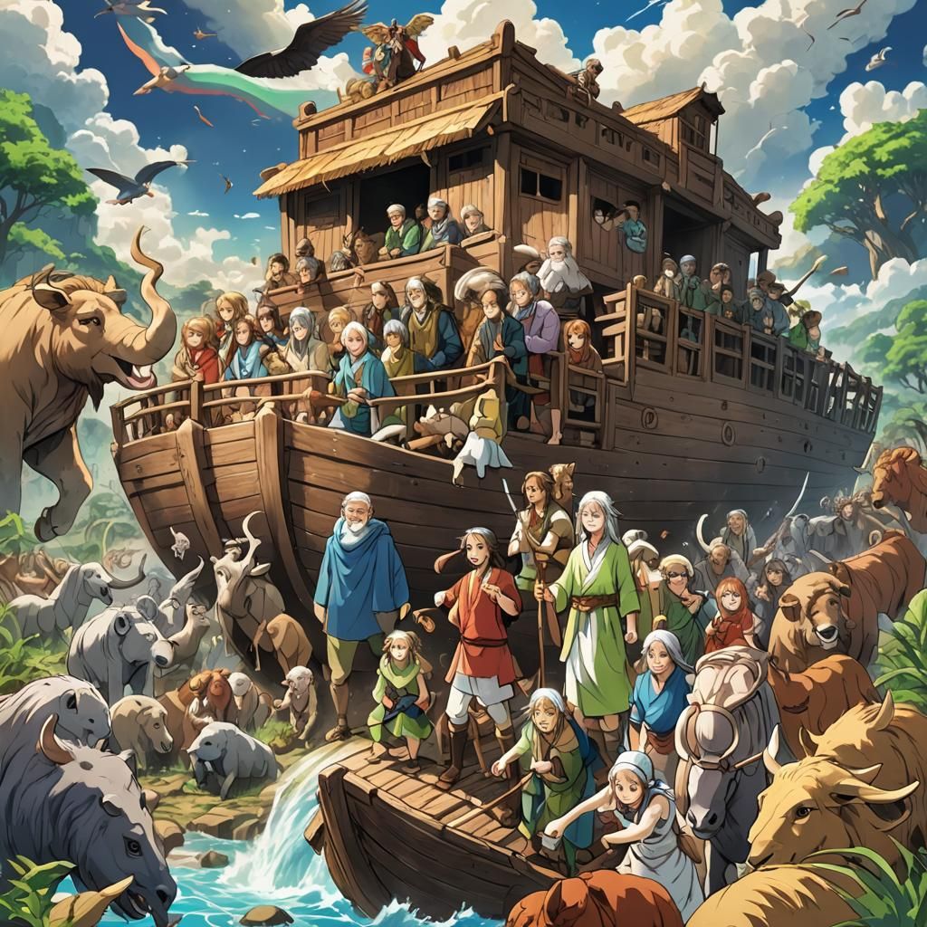 Noah's Ark: Anime Style After the Flood