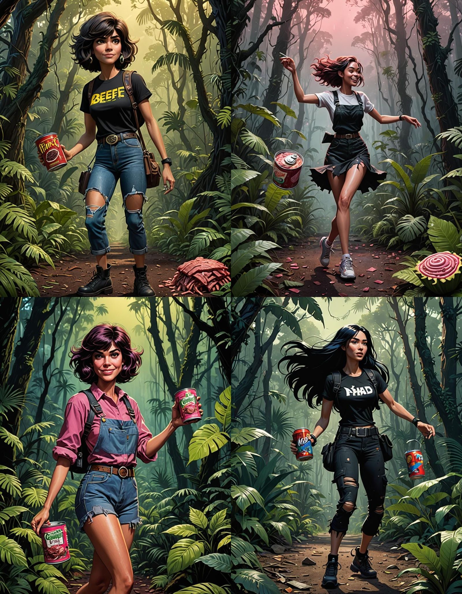 A young Adrienne Barbeau practicing Product Placement with a...