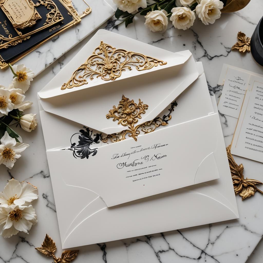 Ballroom Invitations Overflowing in English Wintergarden