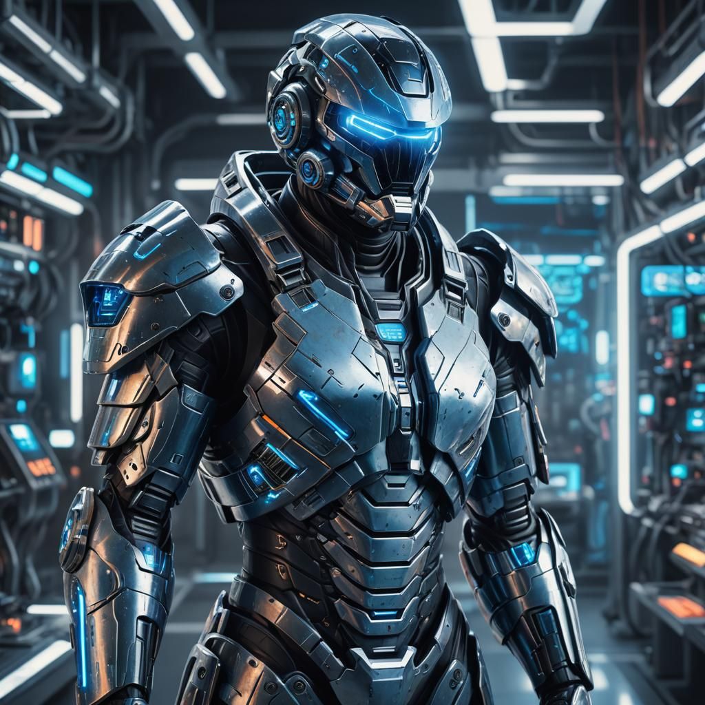 Futuristic Sci-Fi Armor Concept Art