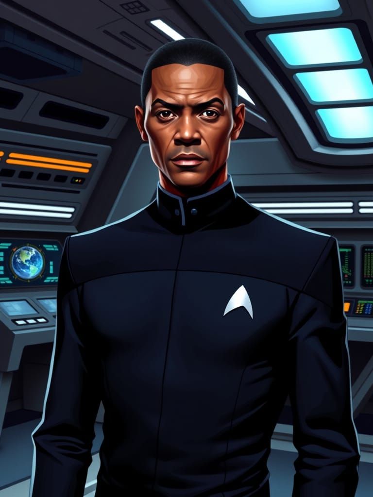 Star Trek Voyager, Tuvok (Tim Russ)