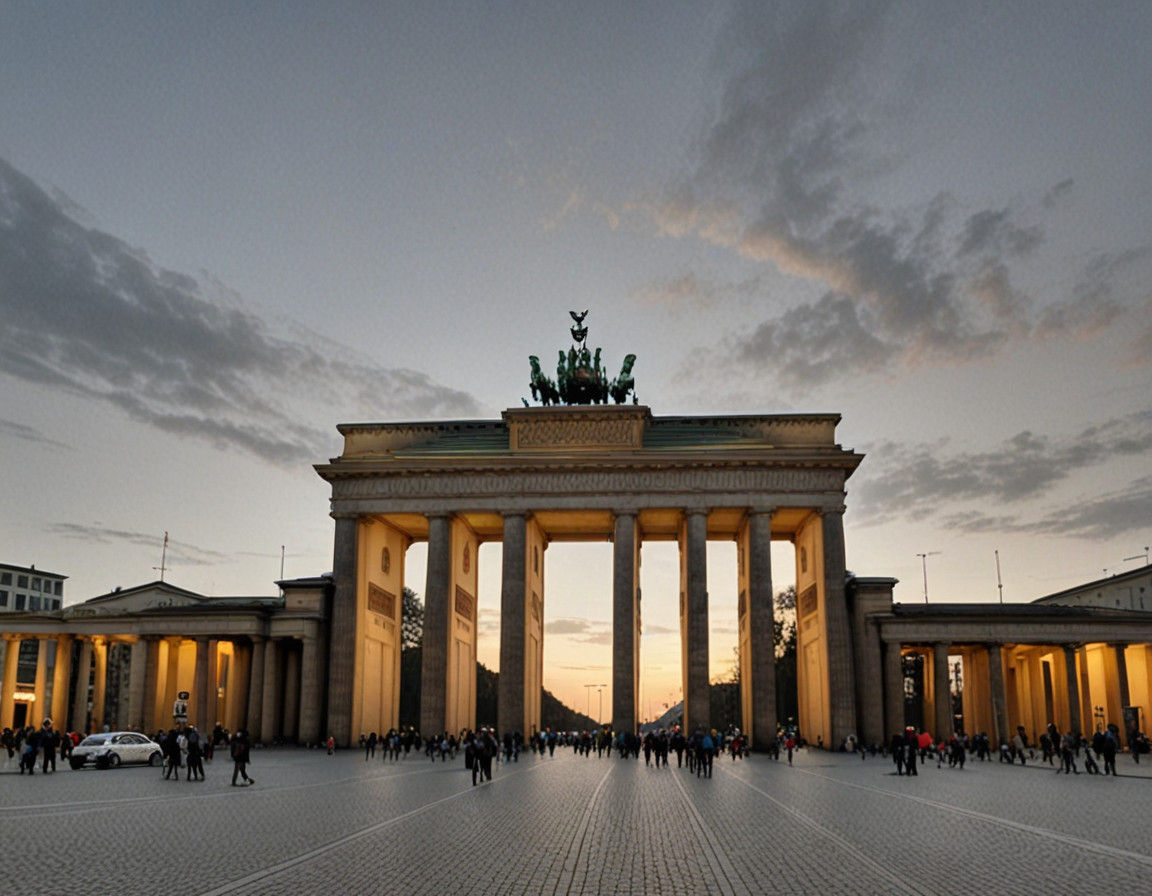 Berlin's Iconic Brandenburg Gate in Majestic Glory
