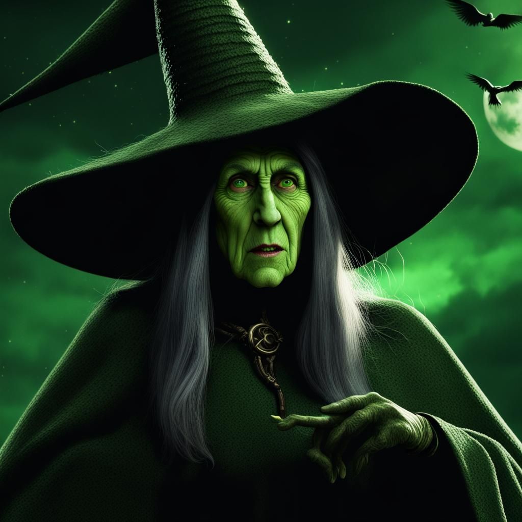 Wicked Witch of Oz Close-Up: Digital Matte Painting