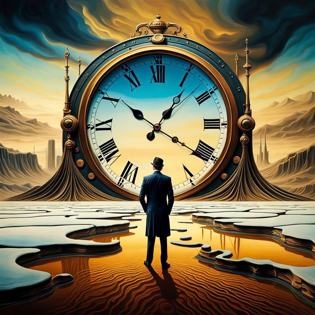The Illusion of Time - Time as a concept by Salvador Dali