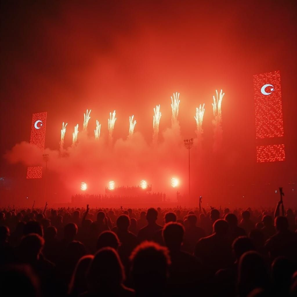 Turkish Republic Day Celebration: Cinematic Film Still