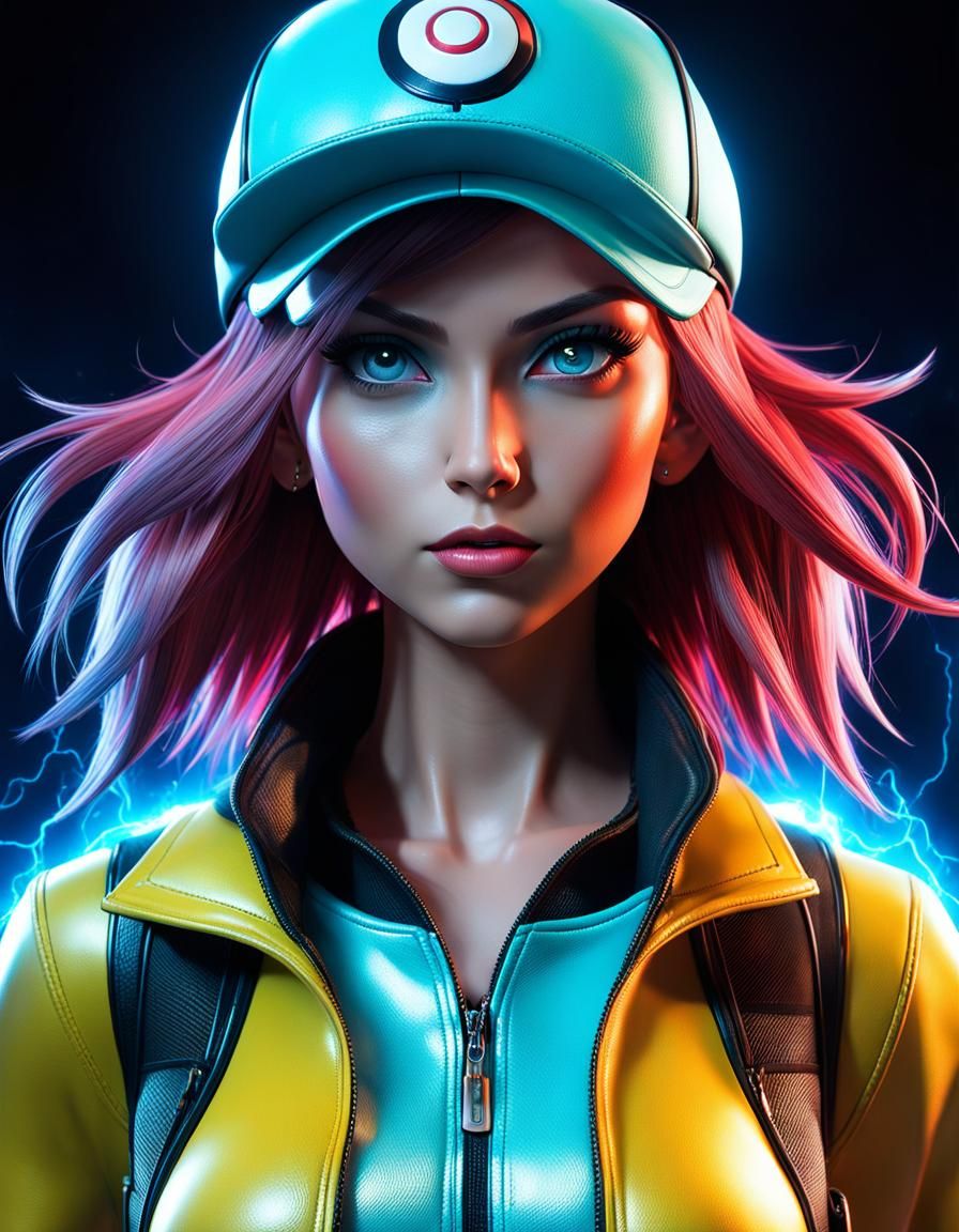 Misty, Pokémon trainer heat shot