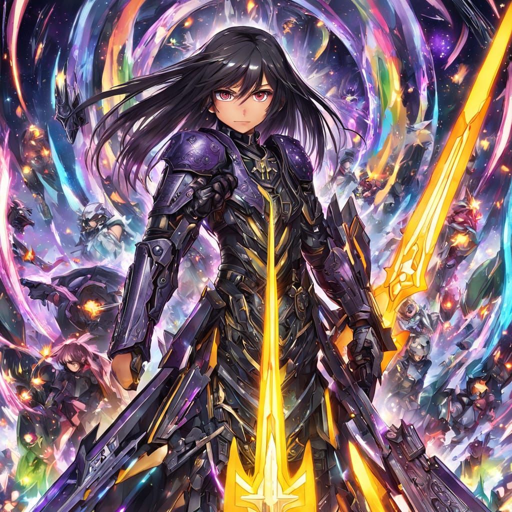 Sacred Warrior Nun in Anime-Inspired Powered Armor