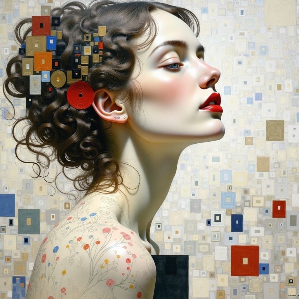 Surreal Cityscape with Flying Machines in a Futuristic Metro...