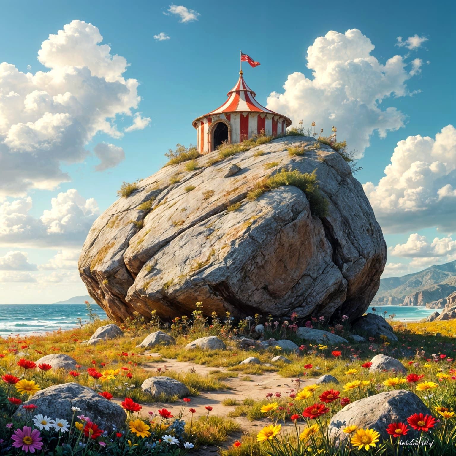 Small Top on the Big Rock