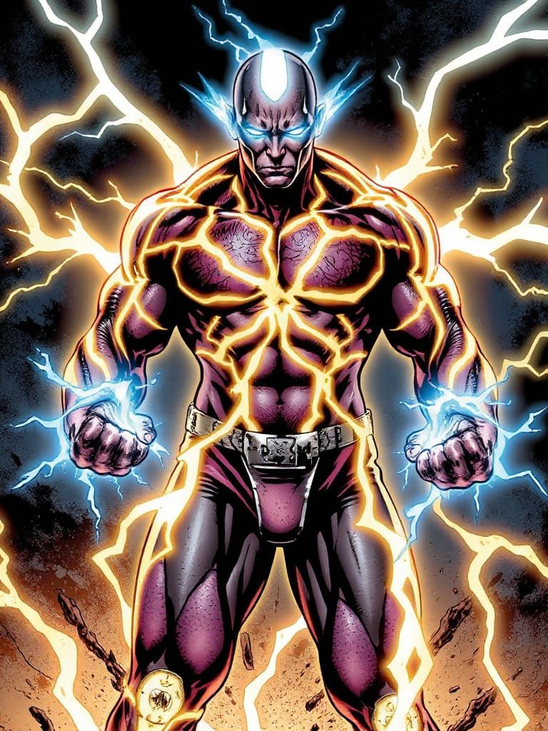 The Pulse: Bio-Electric Hero Comic Cover Art