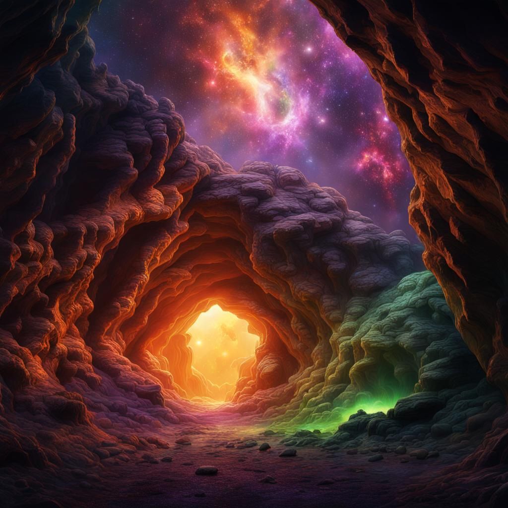 Mystical Glitter Cave with Sparkling Pixie Dust