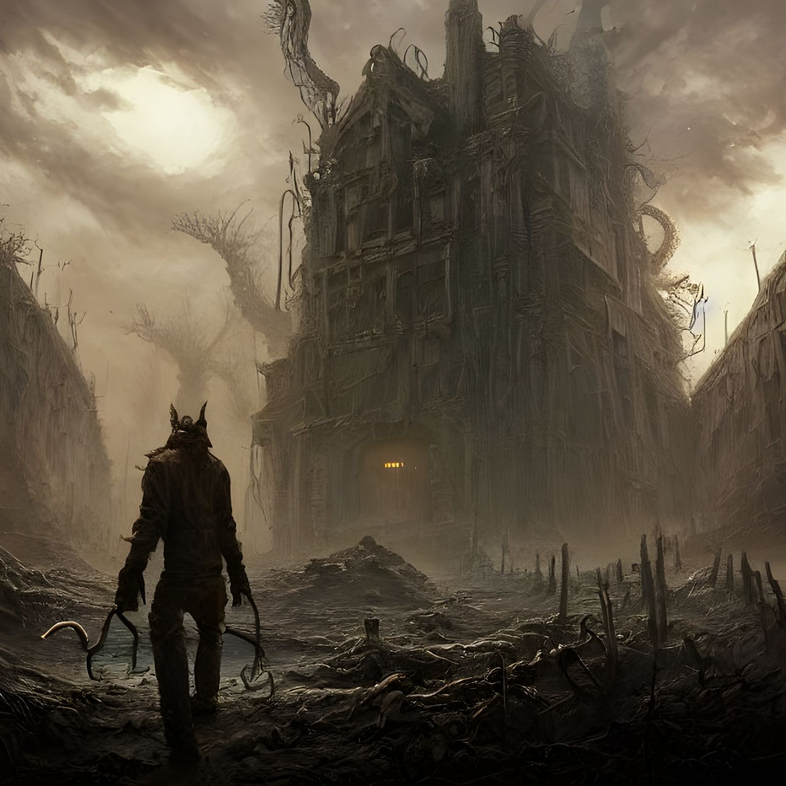 Post-Apocalyptic World Ruined by Lovecraftian Elder God