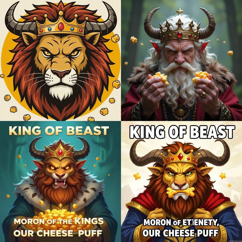 Humorous King of Beasts in Surreal Eternity