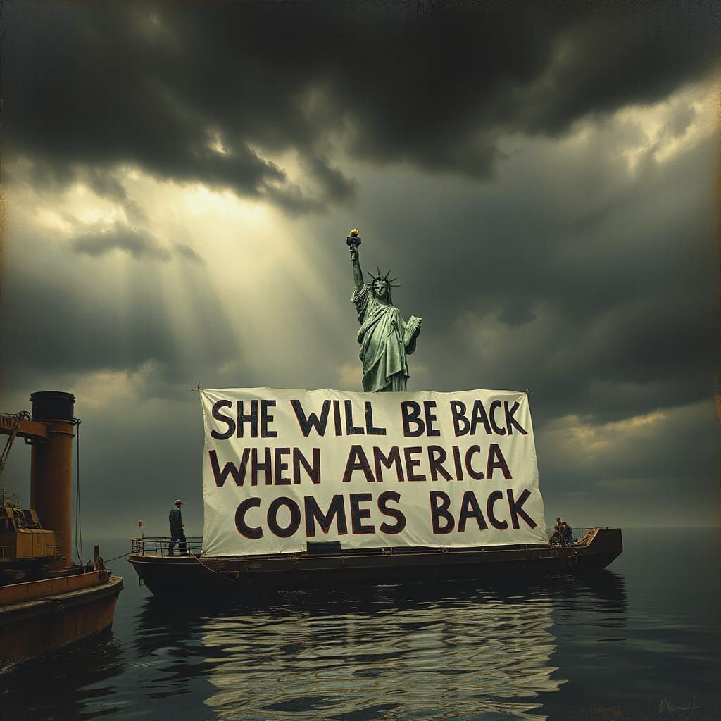 Statue of Liberty Shipped Back to France with Political Mess...