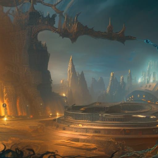 Detailed Matte Painting: Welcome to the Thunderdome