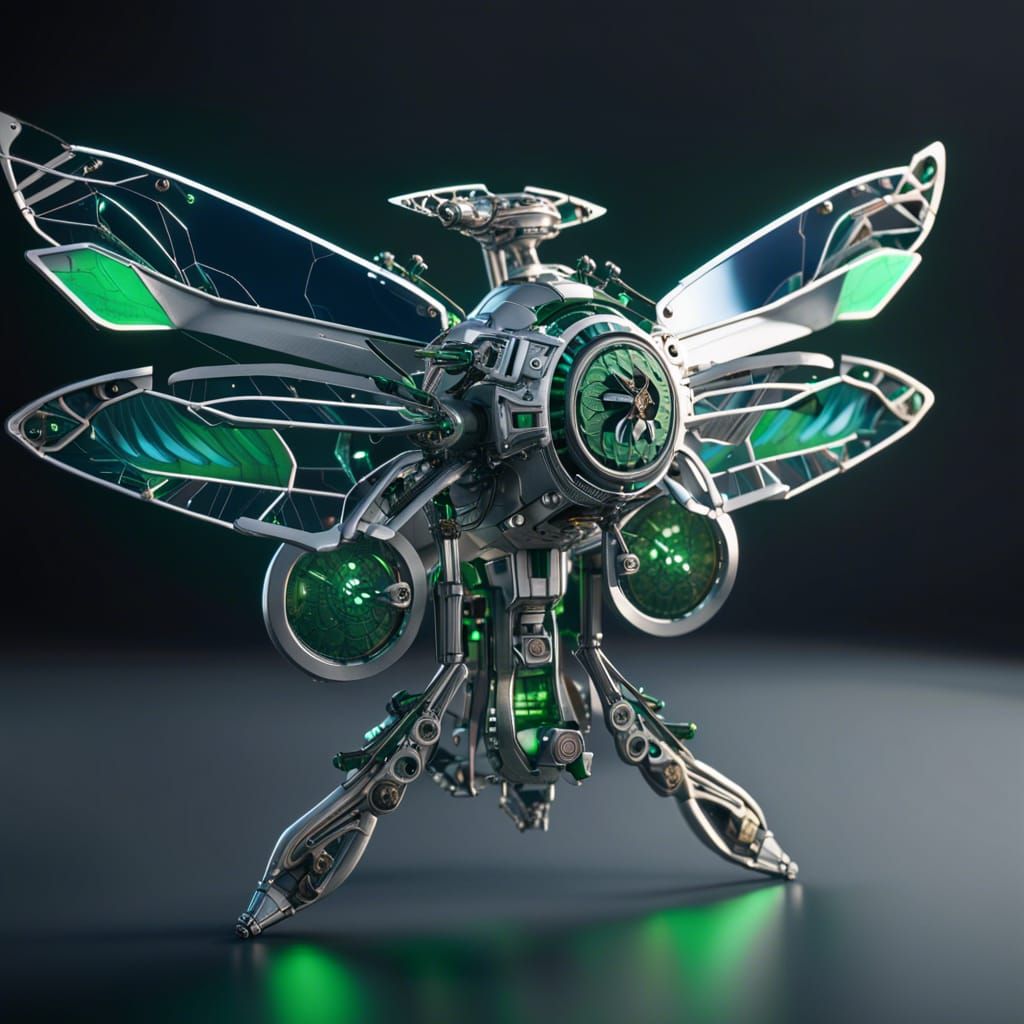 Futuristic Dragonfly