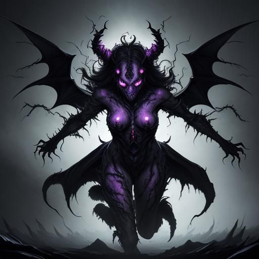 Abyssal Dreadfiend: Eldritch Horror Emerges from Darkness