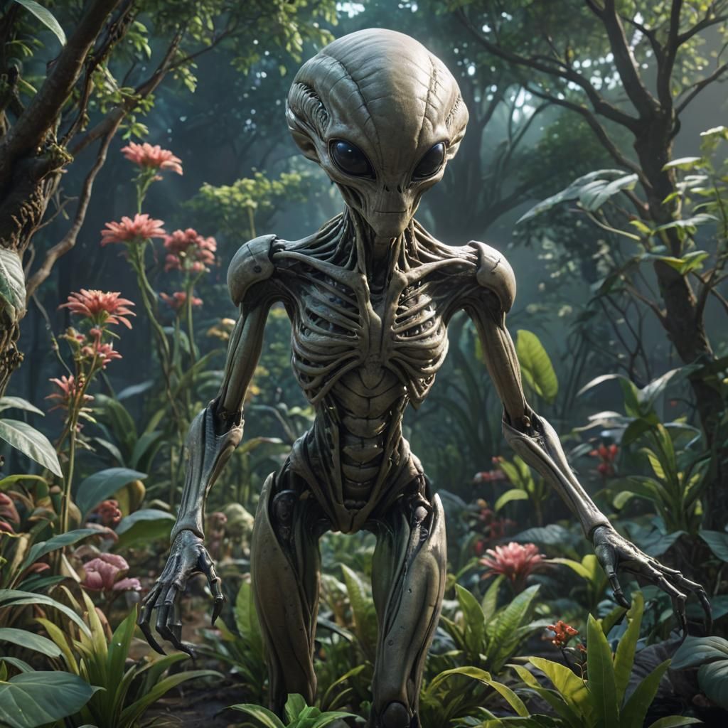 Epic Alien Garden in High Definition