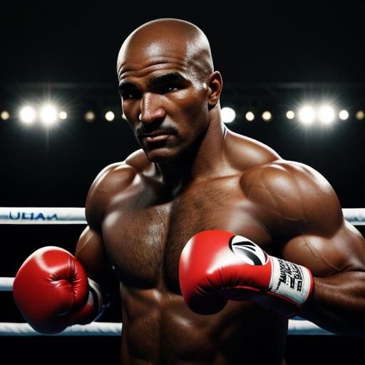 Evander Holyfield Boxing Portrait, Professional Photography ...