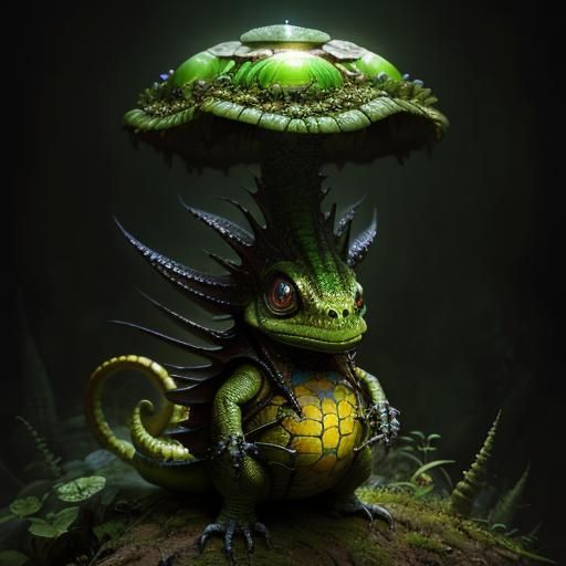 Surrealistic Circlism Masterpiece in Triadic Colors