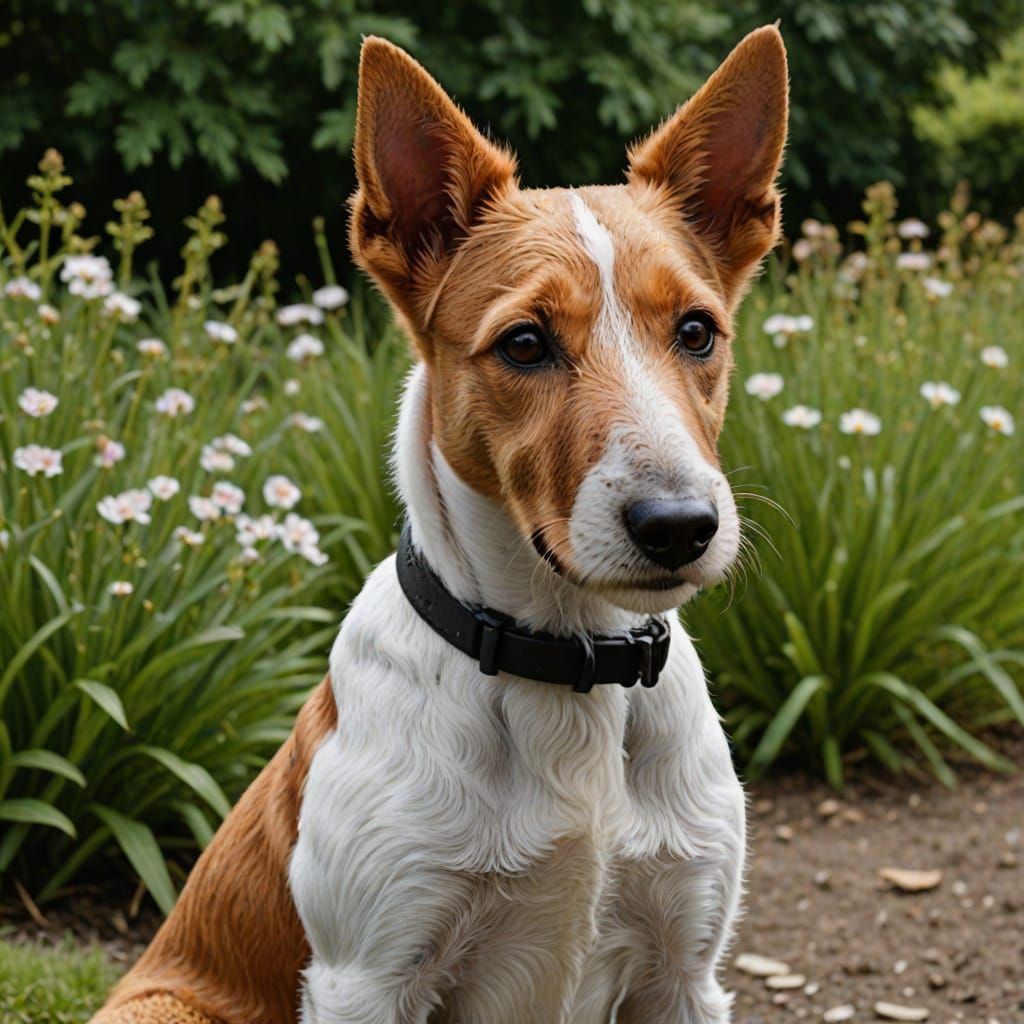 Red Fox Terrier Portrait
