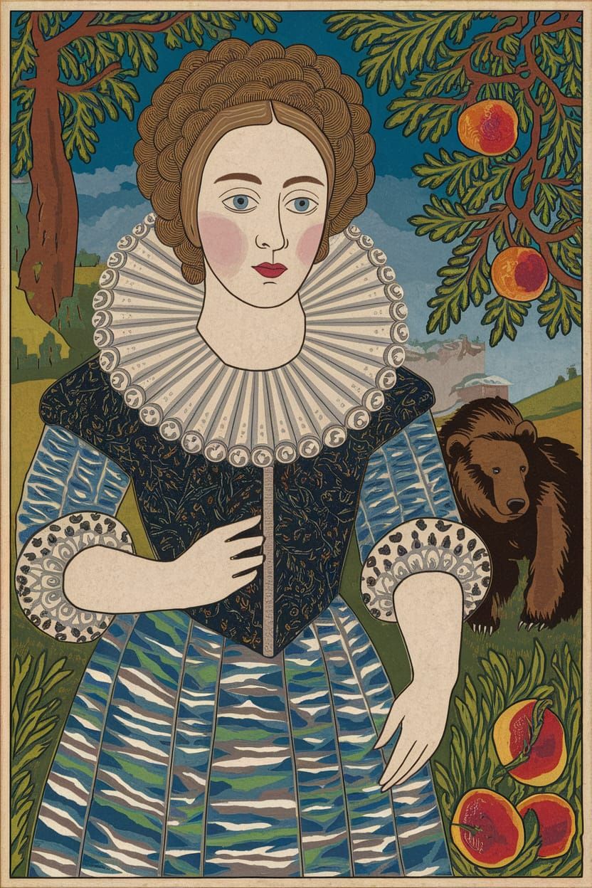 Titania in Spacebuns Exeunt Pursued by a Bear - Shakespearea...