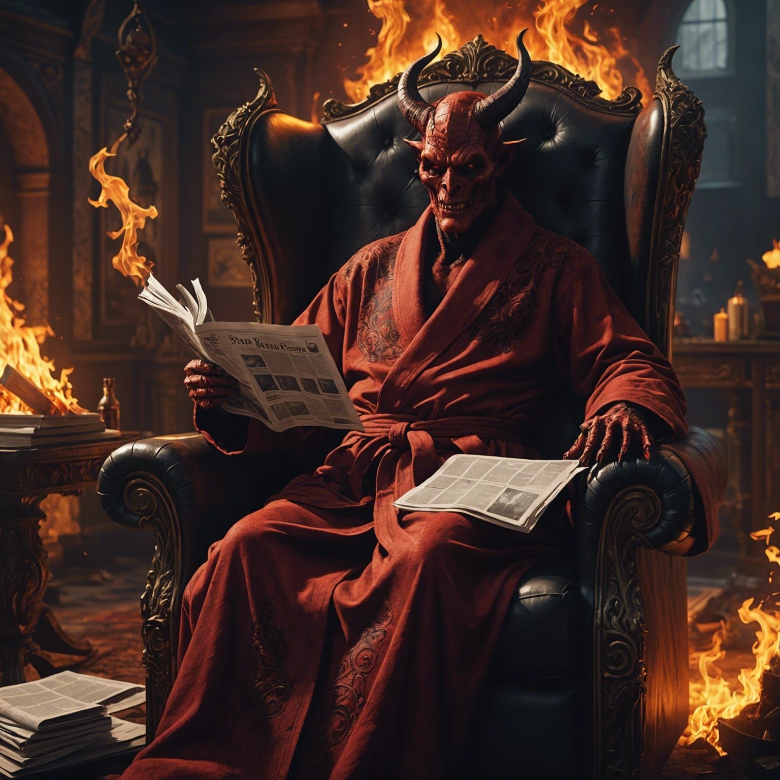 The Devil's Day Off: Hellish Relaxation
