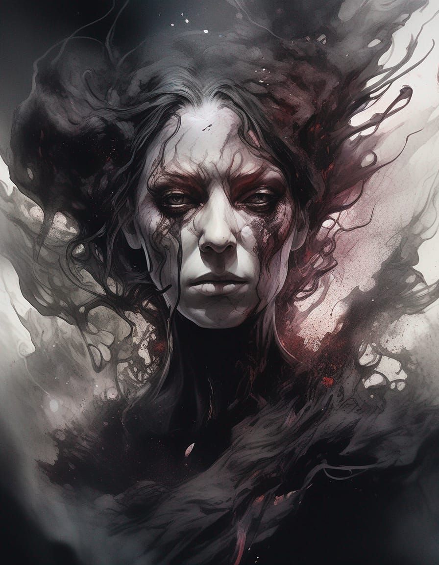 Apocalyptic World Destroyed by Elder God, Digital Art