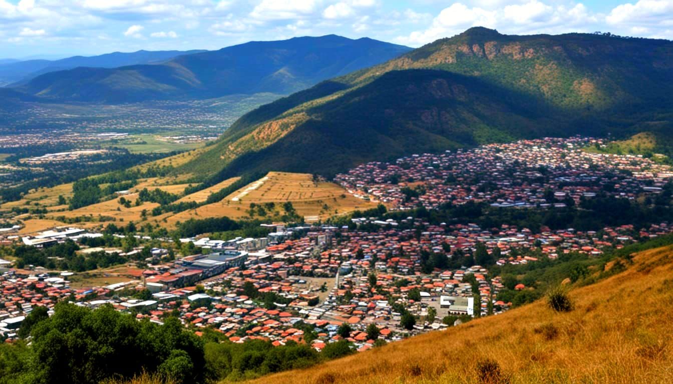 Eswatini's Mbabane Cityscape on the Highveld
