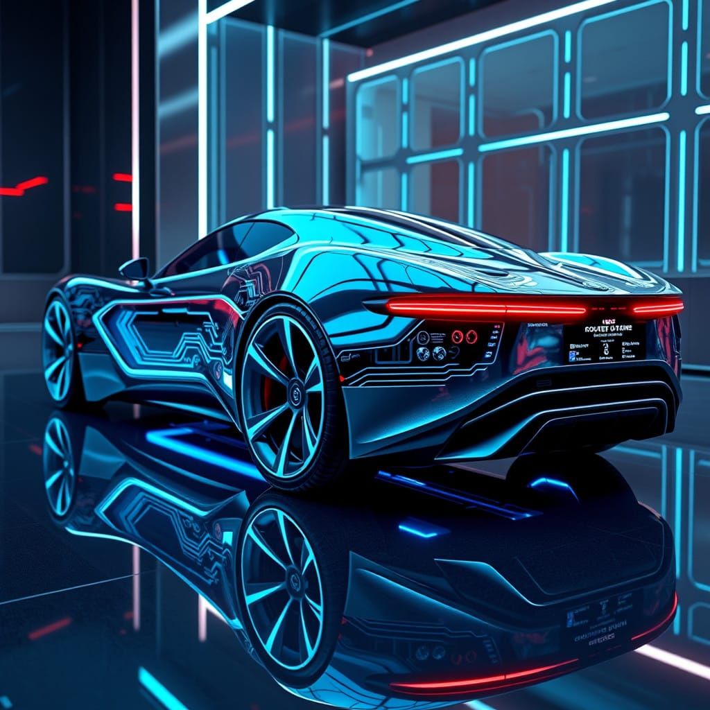 futuristic sport auto