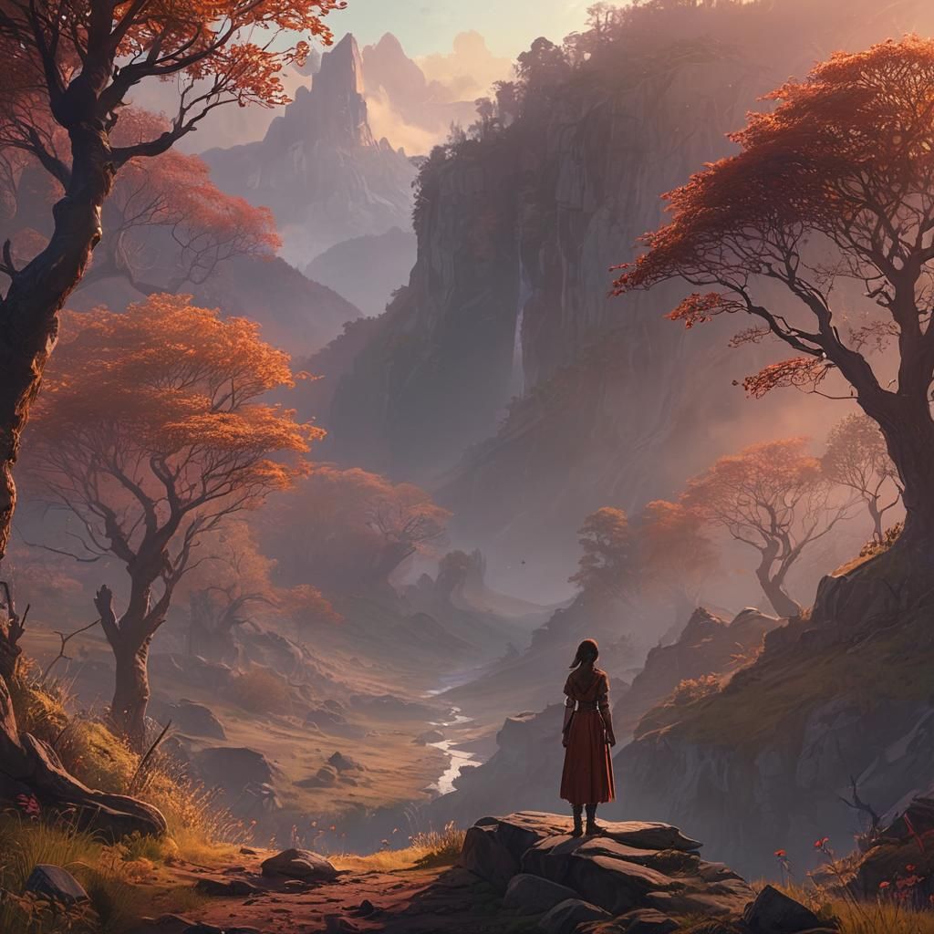 Mystical Valley: Medieval Fantasy Concept Art