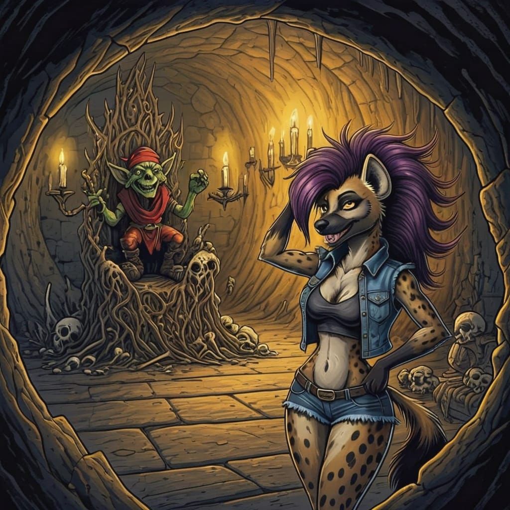 Goblin Lair: Ink and Watercolor by Froud and McFarlane