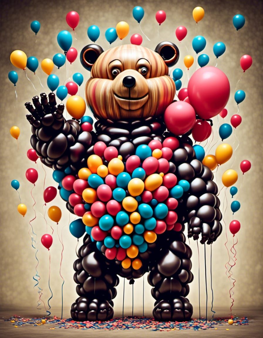 Balloon Bear: A Whimsical Creation