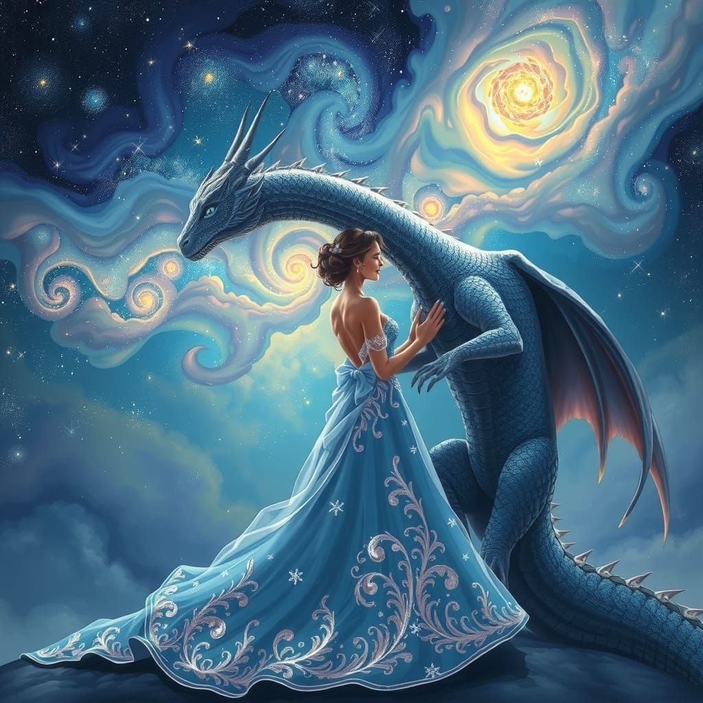 Princess and Dragon Under Galactic Skies in Magical Realism ...