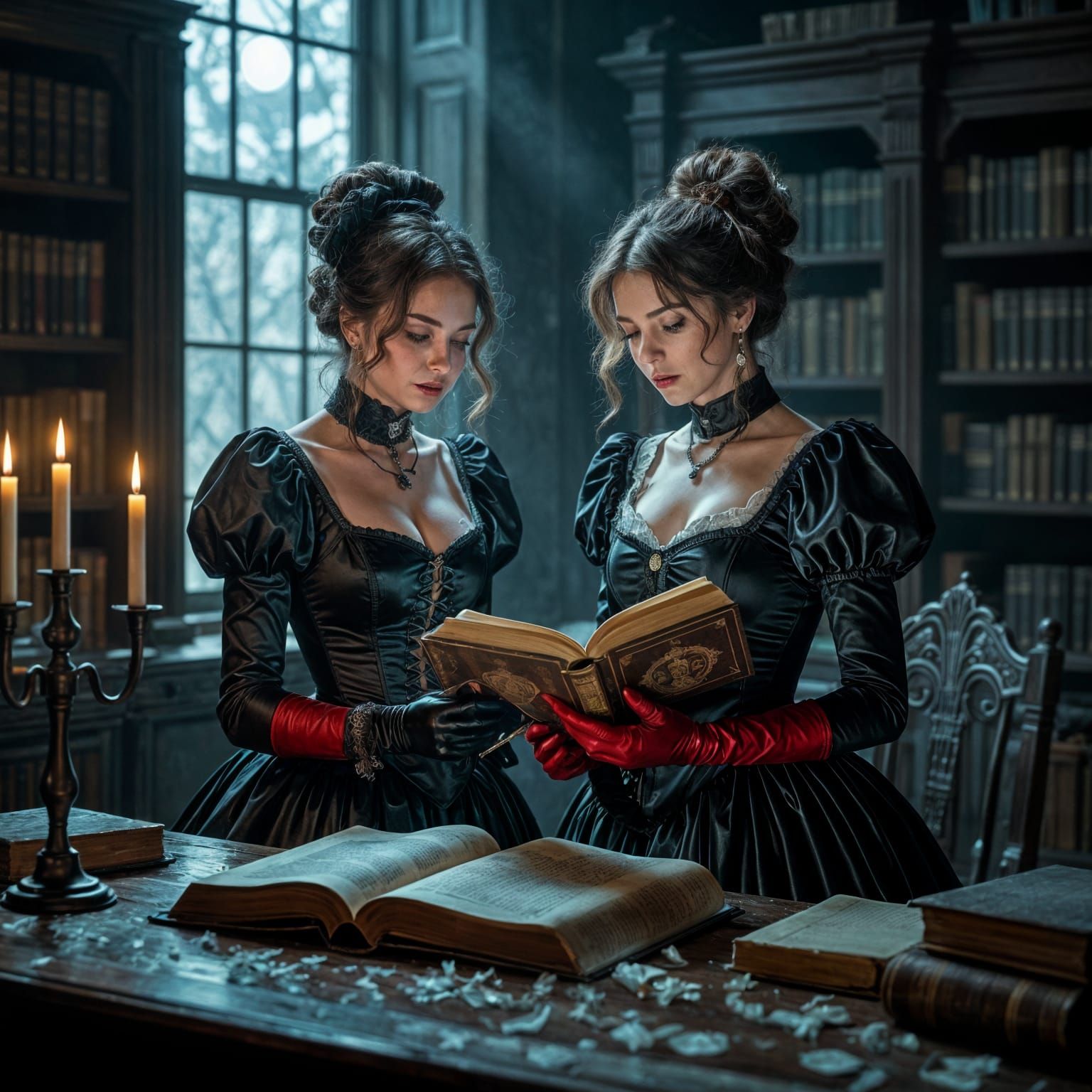 Our indomitable duo carry out a little research....