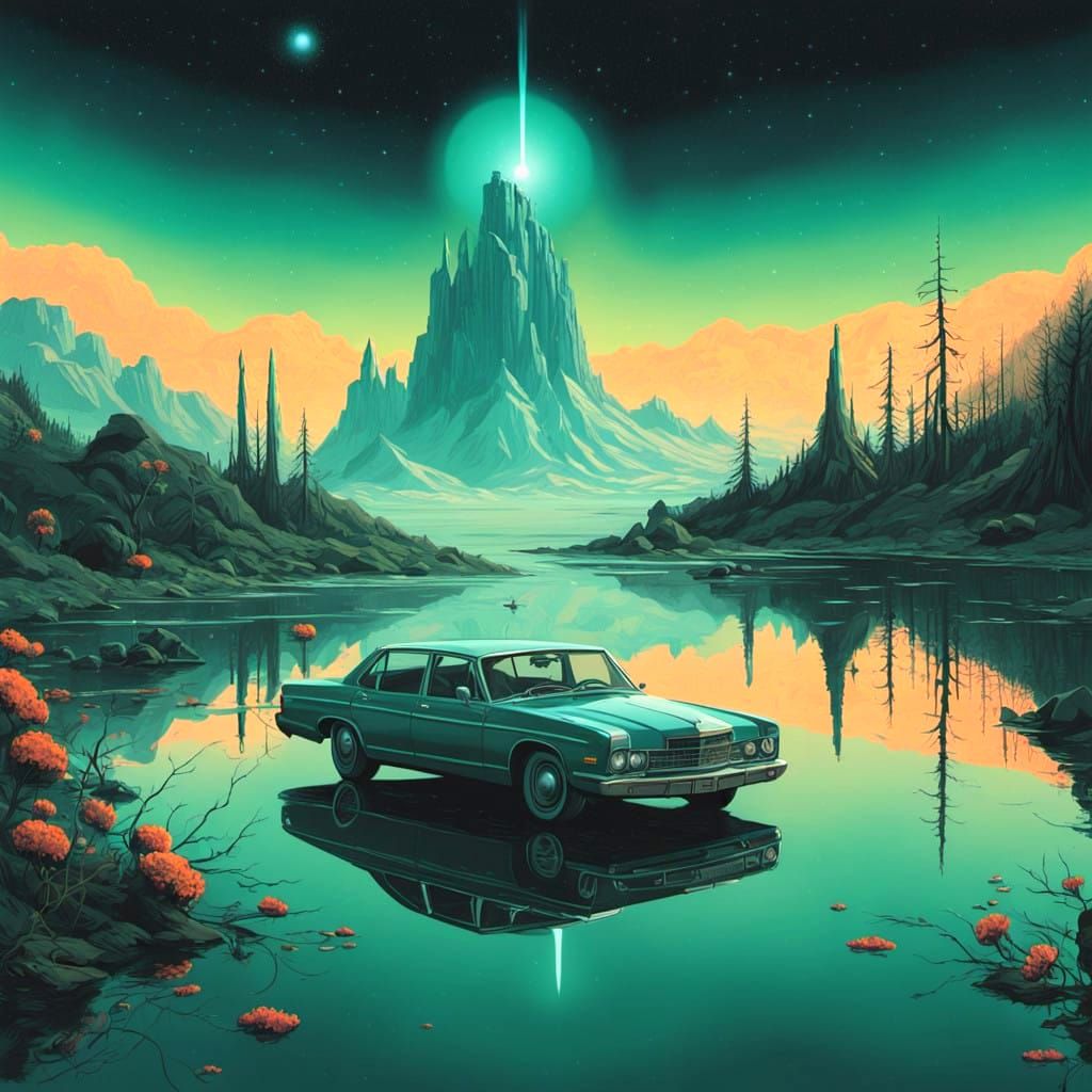 Emerald Comet in Celestial Patterns