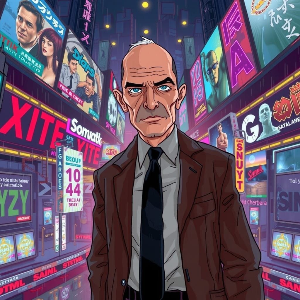 Cyberpunk Cityscape Unveiled in Neon Lights