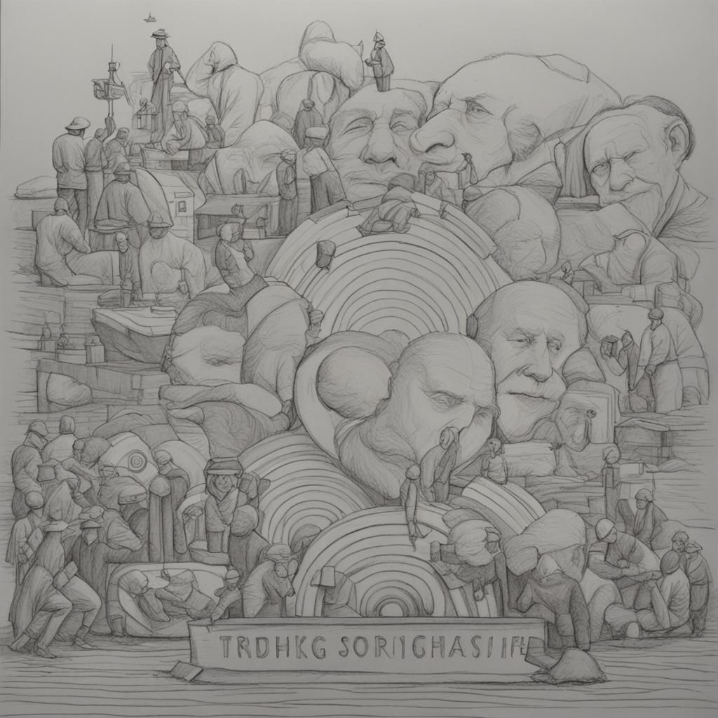 Minimalist Line Drawing Sketch