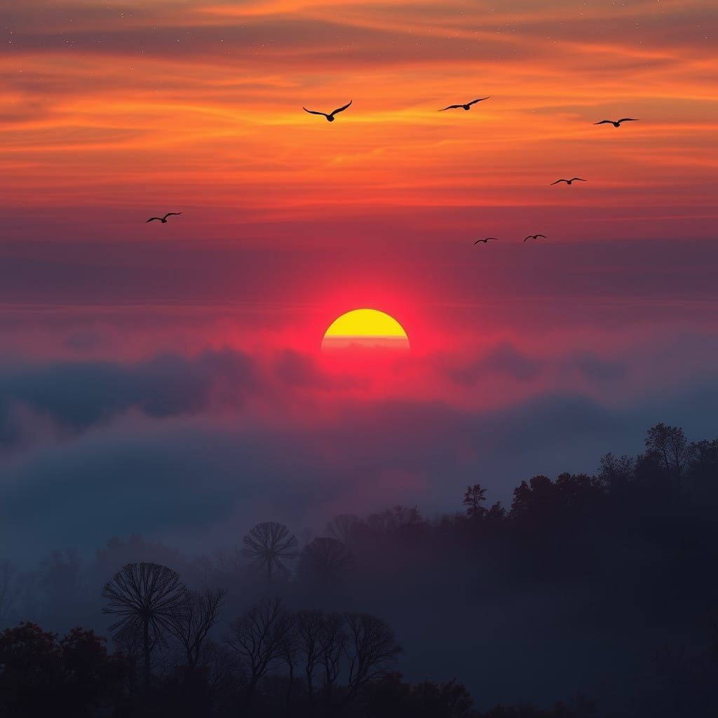 🌄 Lever du Soleil 🌄