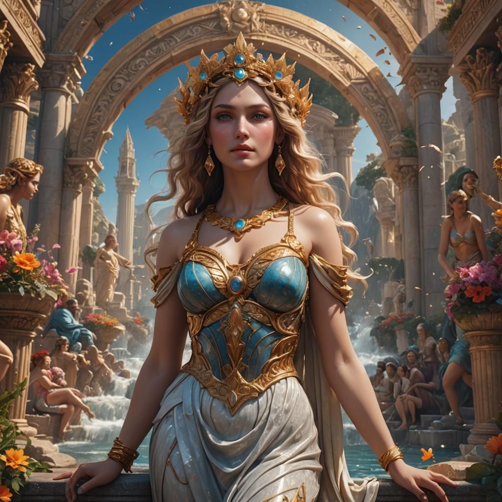 Aphrodite: Detailed Matte Painting in Unreal Engine 5