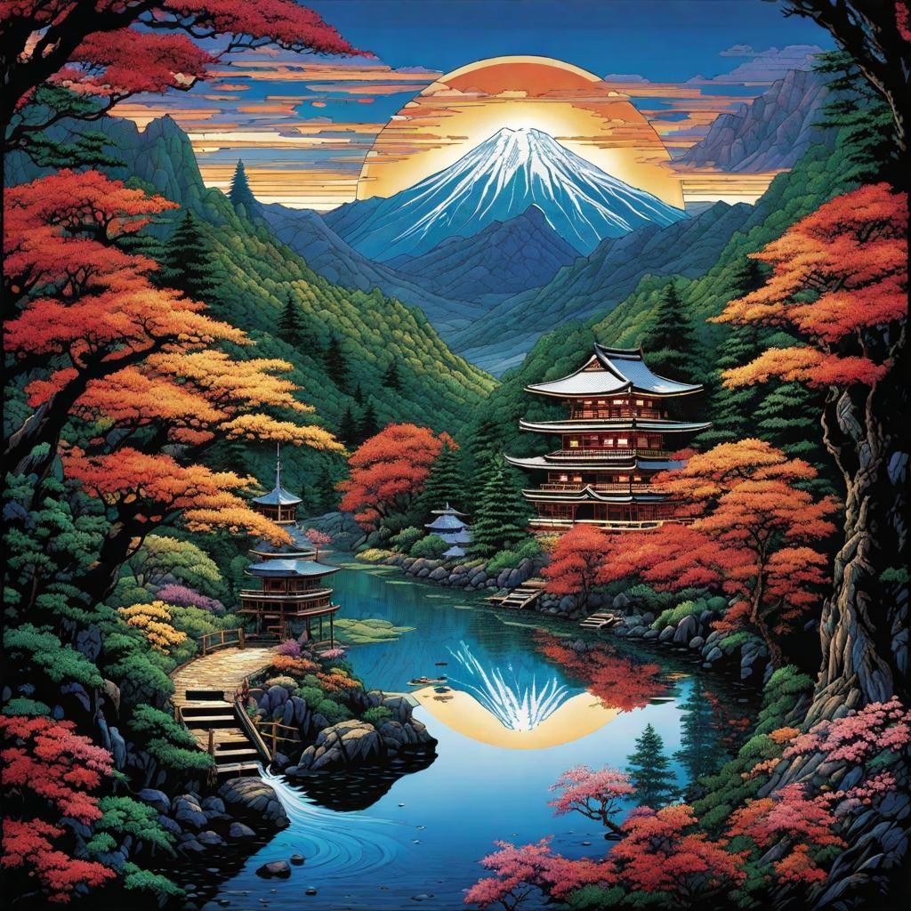 Japanese landscape