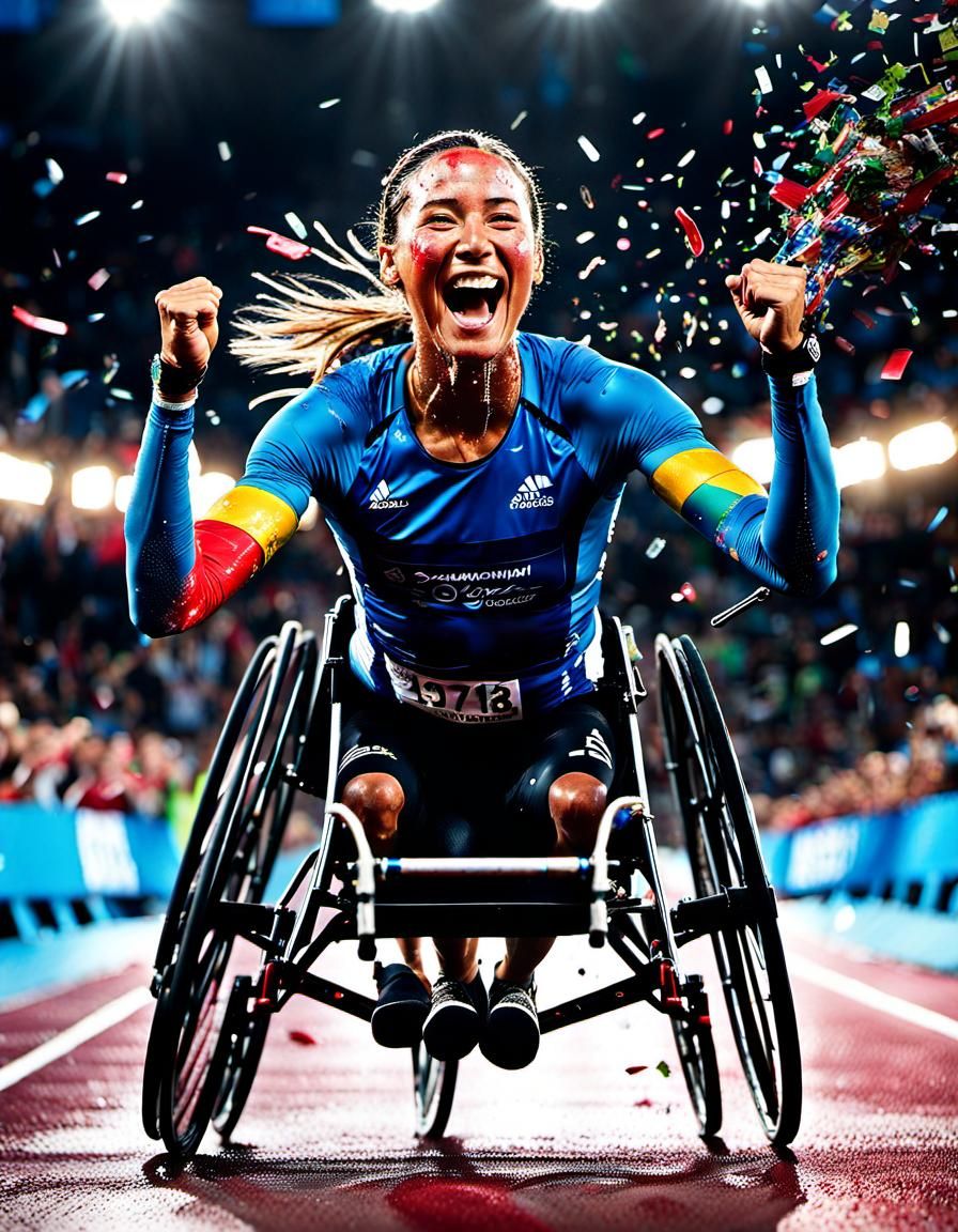 Winning Her First Paralympic Race