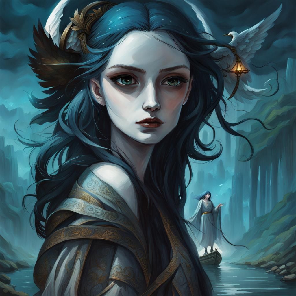 the angel and the dark river