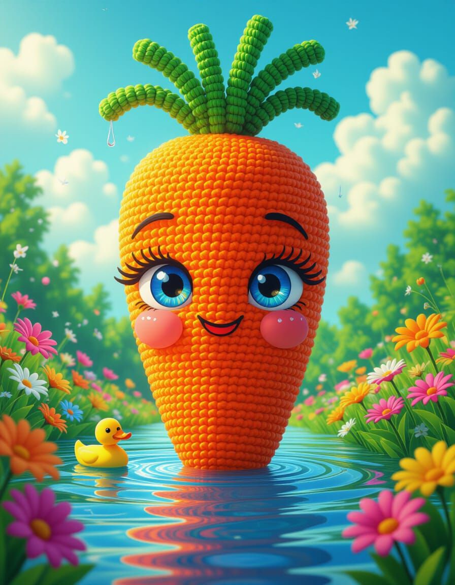 Klimt Crochet Carrot's Beach Holiday Fantasy