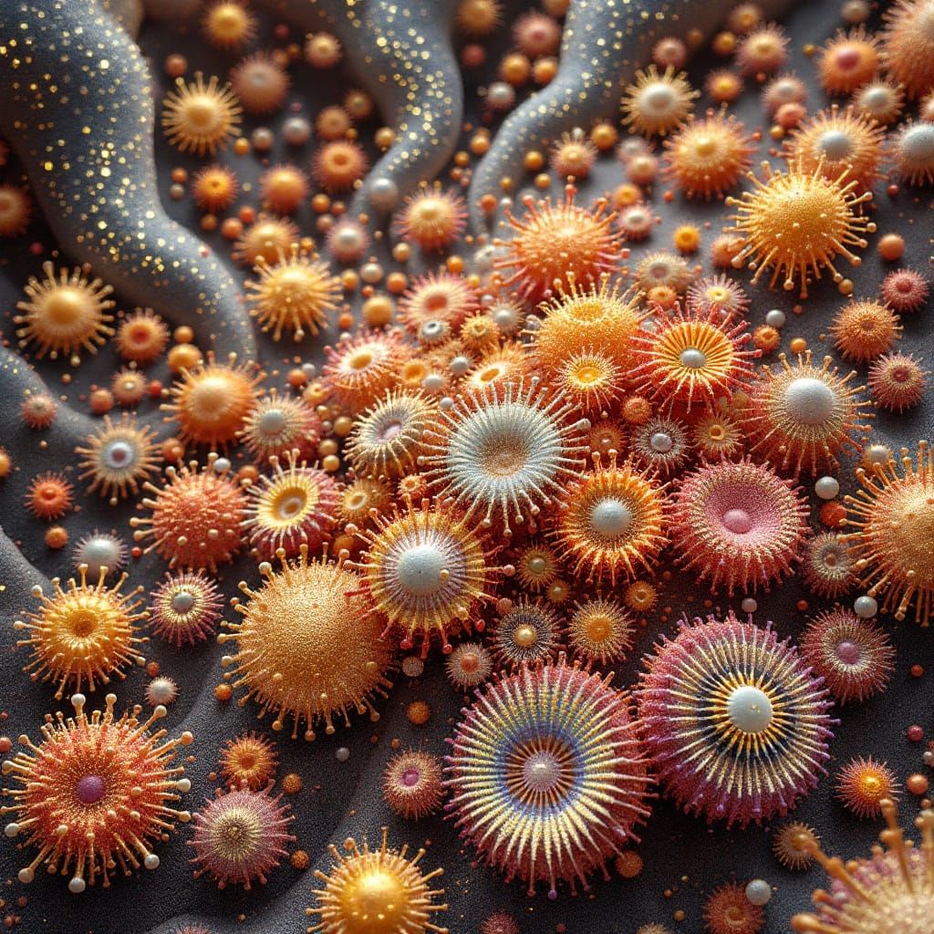 Surrealistic Microscopic World of Radiolaria