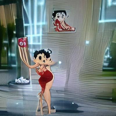 Betty Boop Stealing from Kim Kardashian